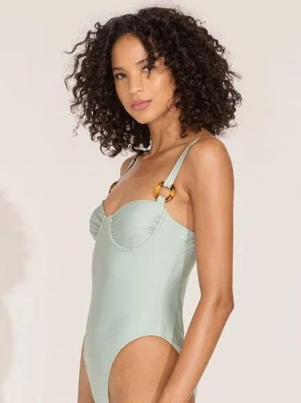 Solid & Striped: Adrienne One Piece - Sage