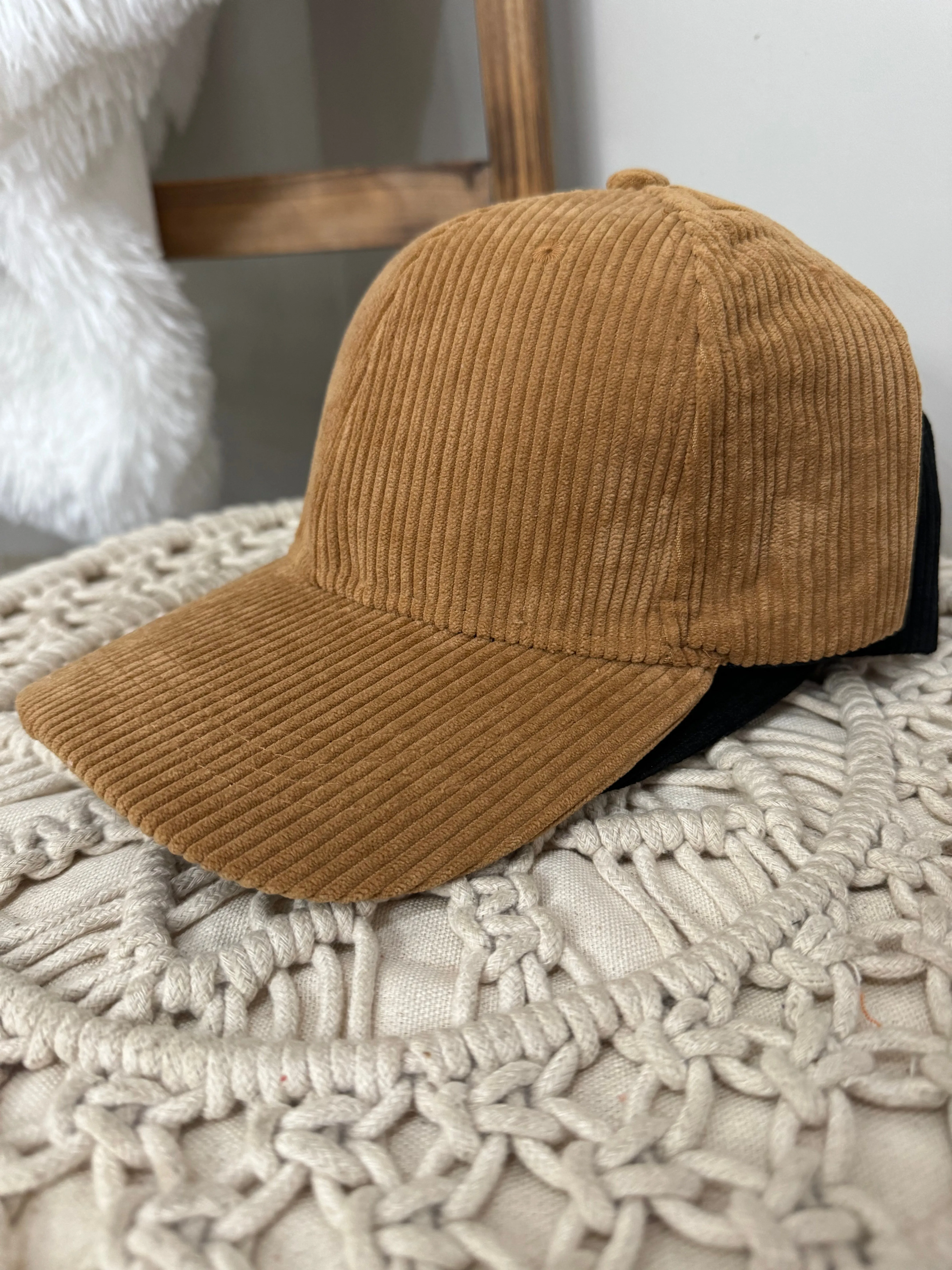 Solid Corduroy Baseball Cap