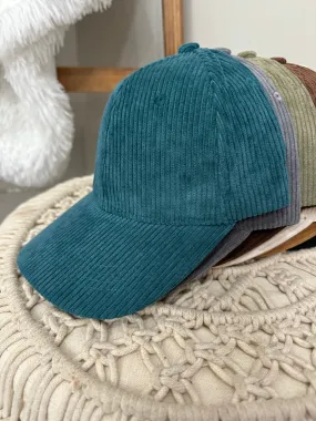 Solid Corduroy Baseball Cap