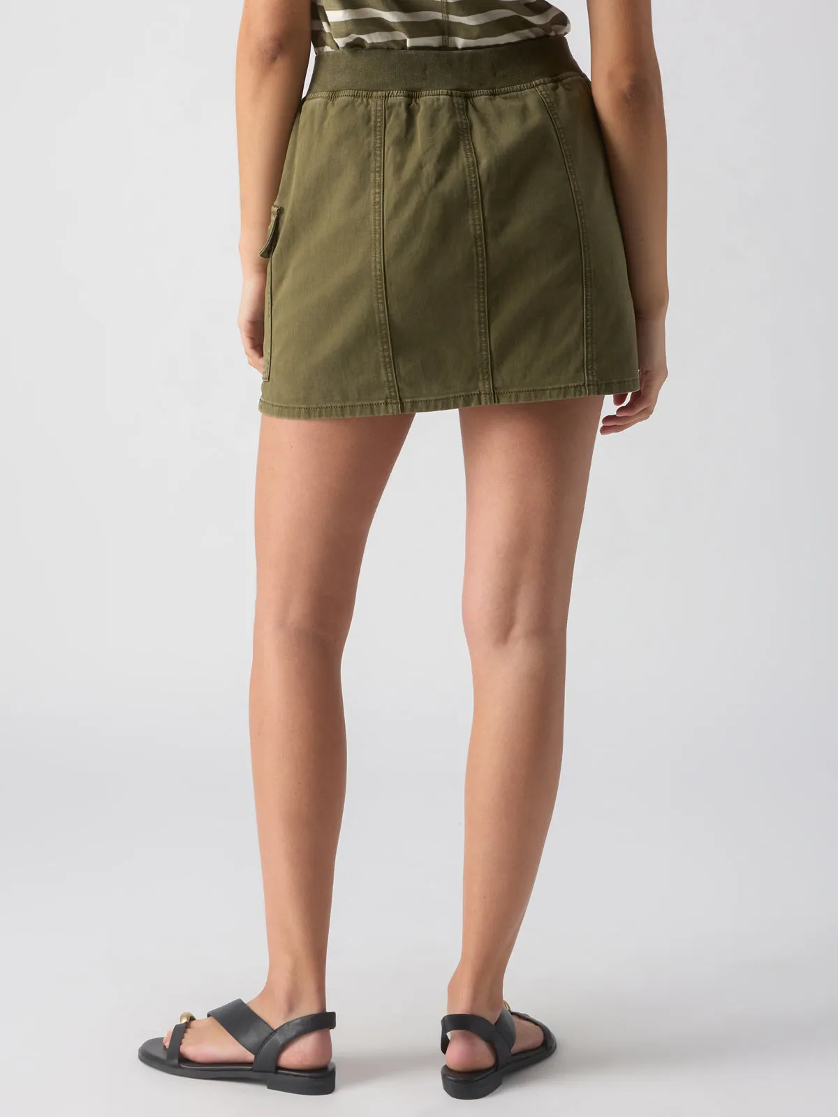 Surplus Essential Semi-High Rise Skirt Burnt Olive