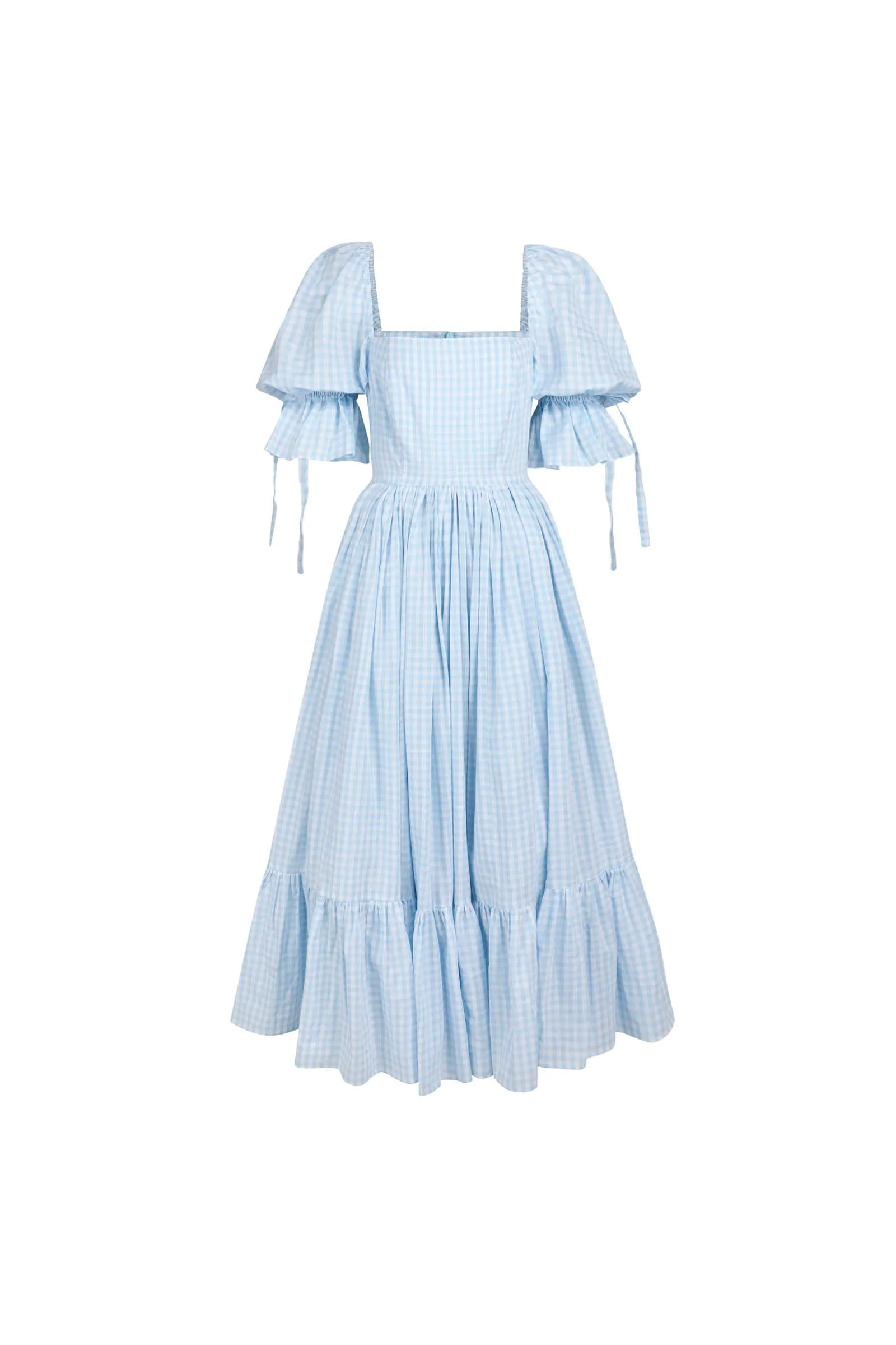 The Blue Gingham Market Dress