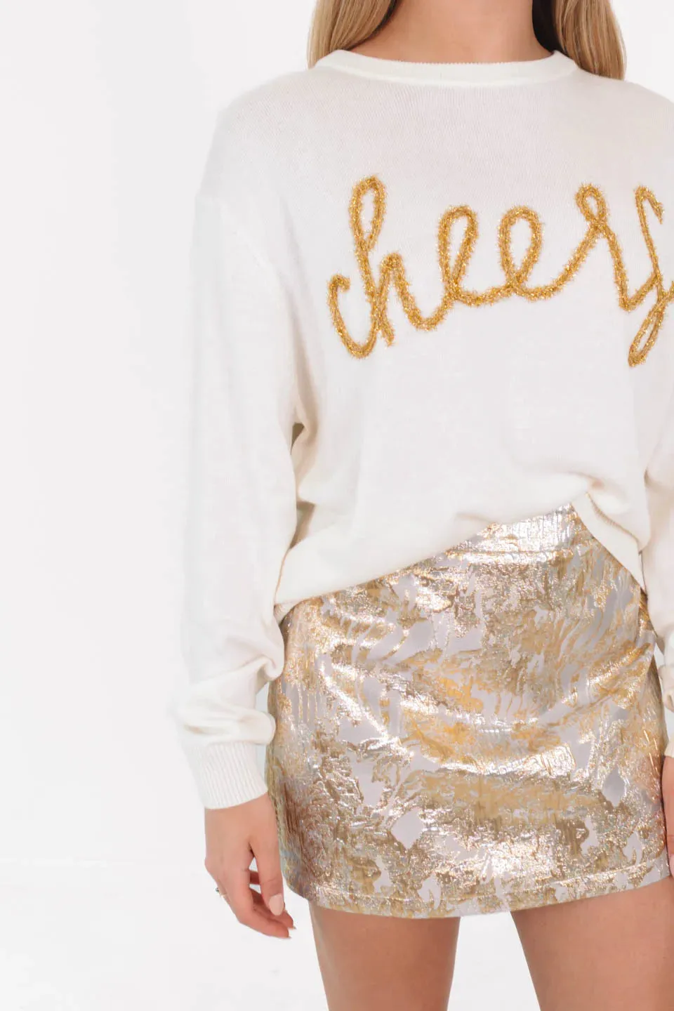 The Cher Skirt - Gold