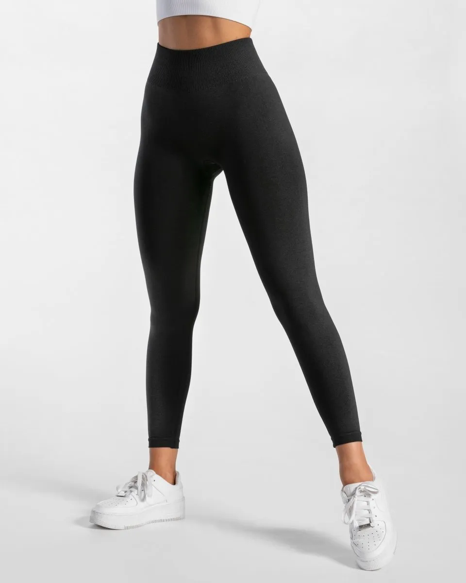 Timeless Scrunch Leggings "Schwarz"