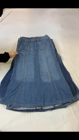 Timeless Trend: Y2K Denim Longline Skirt (GRV-11-167)