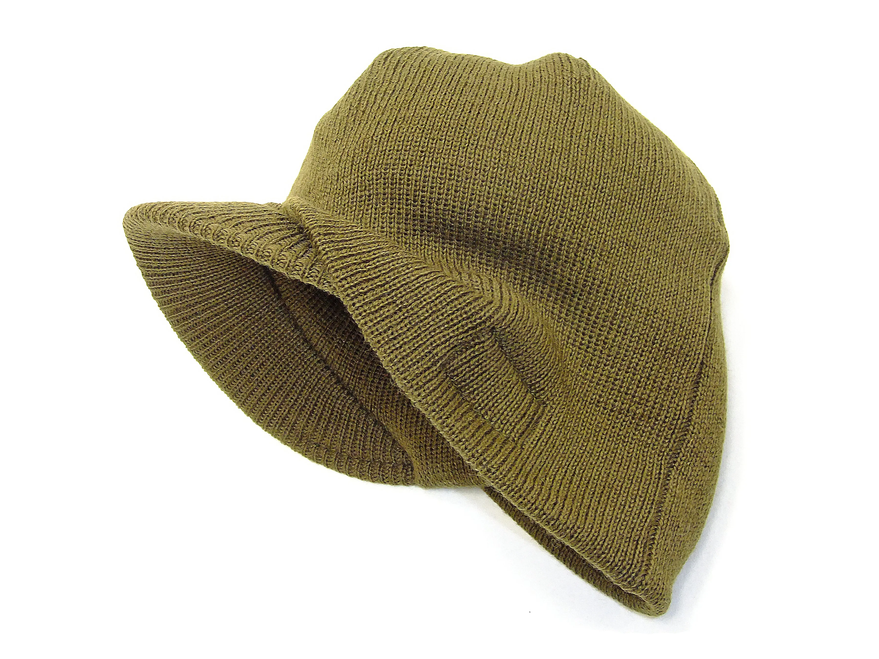 TOYS McCOY Men's M1941 Jeep Cap Radar Cap with Ear Flaps Winter Knit Hat TMA1842 Olive