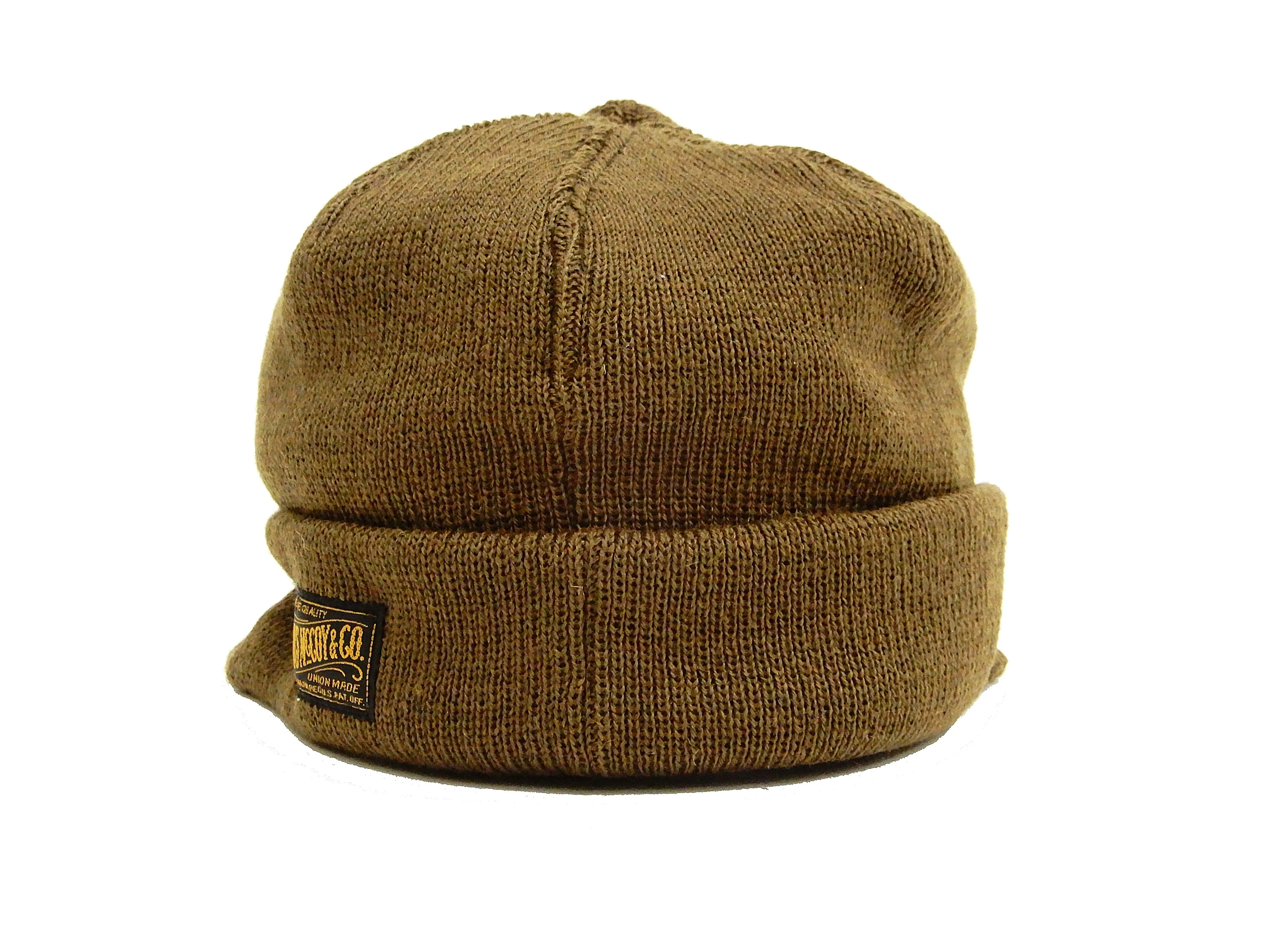 TOYS McCOY Men's M1941 Jeep Cap Radar Cap with Ear Flaps Winter Knit Hat TMA1842 Olive