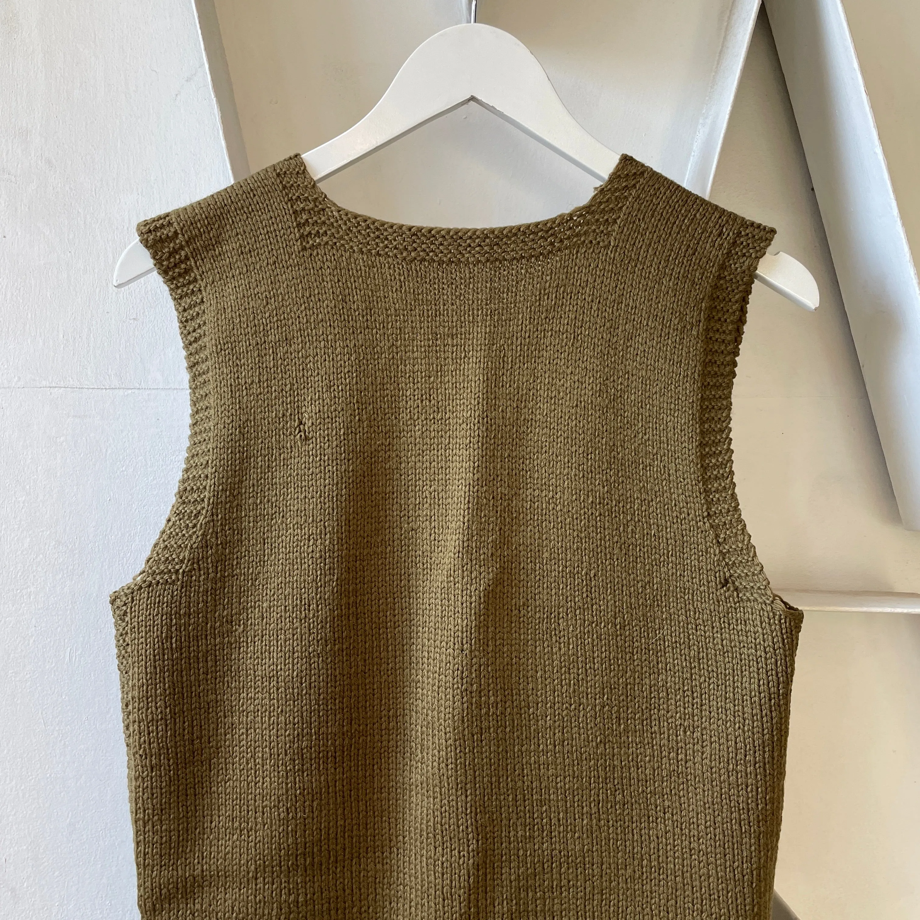 WW2 Military Knit Vest - Small