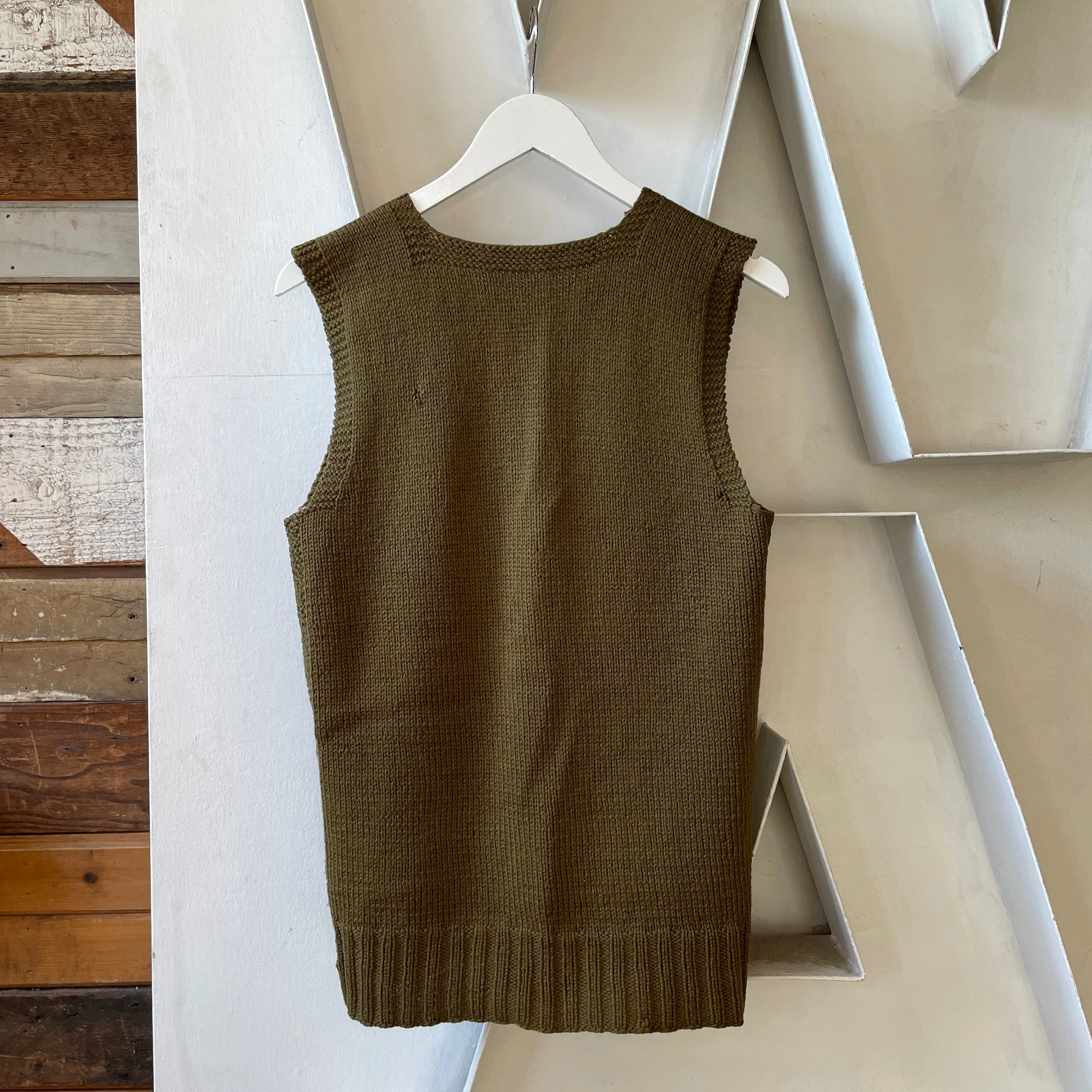 WW2 Military Knit Vest - Small