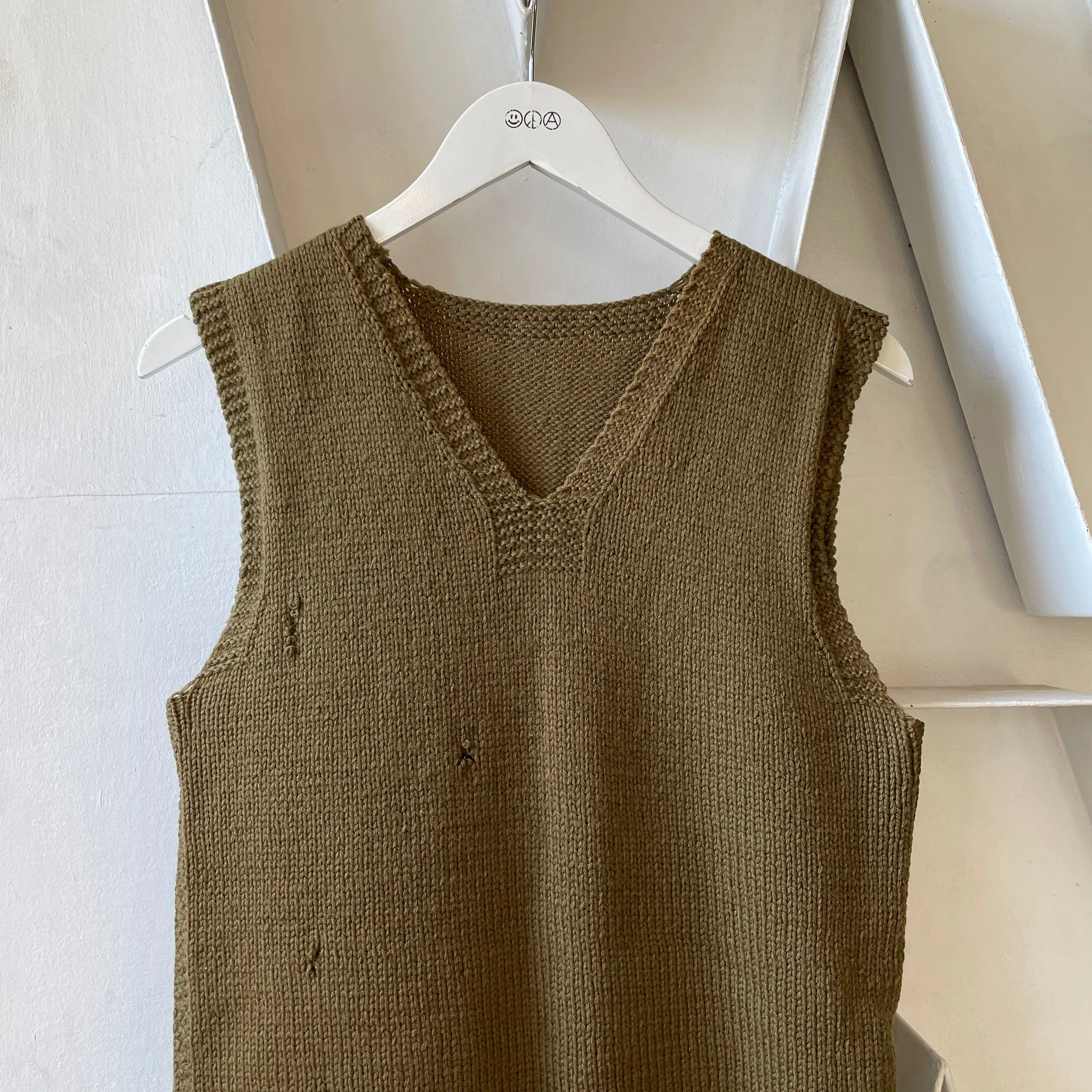 WW2 Military Knit Vest - Small