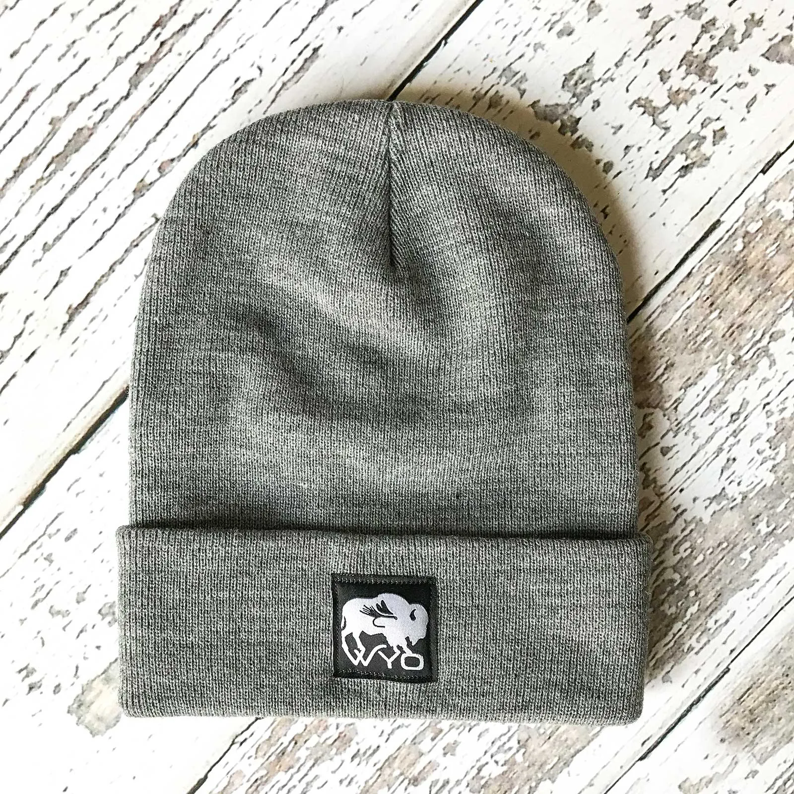 Wyo Bison Fly Knit Cuff Beanies