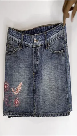 Y2K Micro Mini Denim Skirt (RE-101)