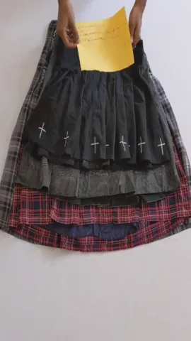 Y2k mix pleated skirts(HG-015)