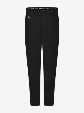 Zeco Boys School Slim Fit Regular Leg Trousers in Black